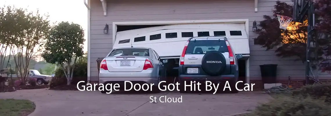 Garage Door Got Hit By A Car St Cloud