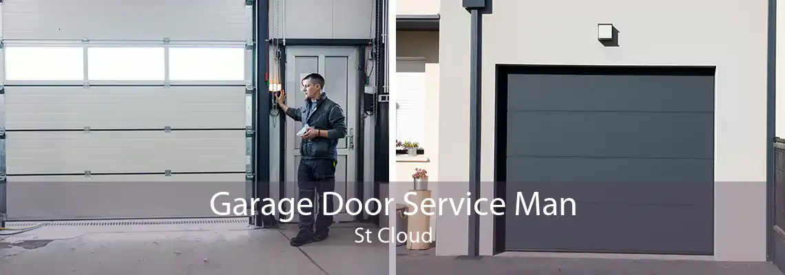 Garage Door Service Man St Cloud