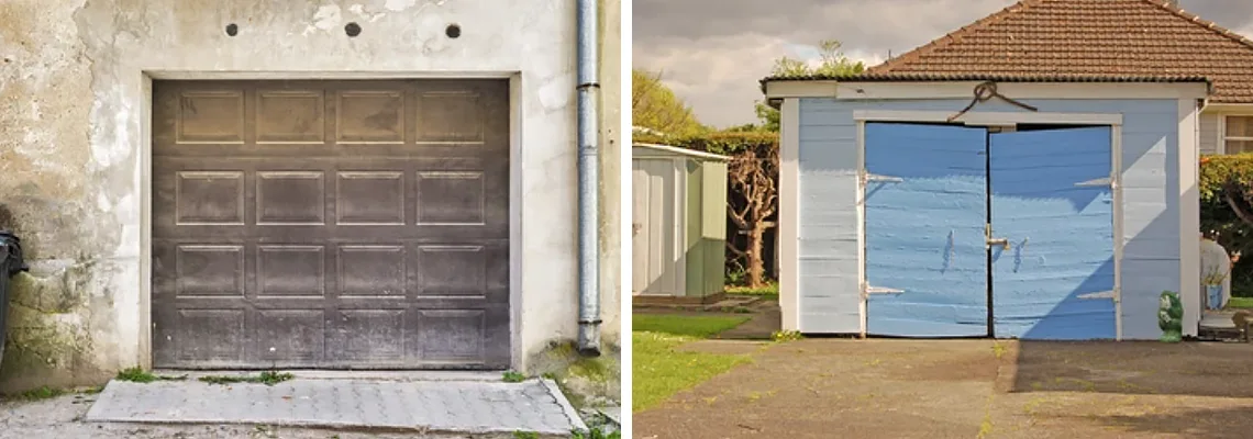 Rotten Steel Garage Door Repair in St Cloud